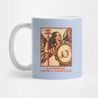 Vintage French Fight Tuberculosis Artwork Mug